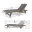BANZAI CHAISE Longe avec plateau