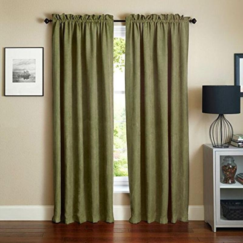 Paire de panneaux synthétiques Crownfield, Sauge, l 52 po x L 84 po