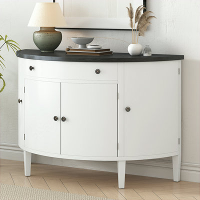 Curved Design Storage Cabinet For Home