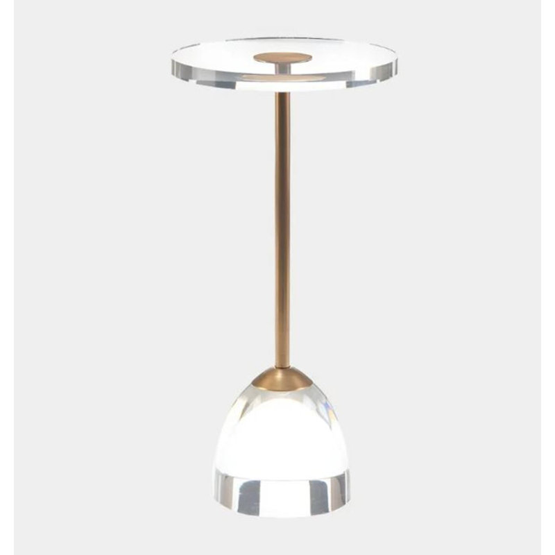 Emerson Acrylic Round Side Table