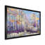 Paysage urbain pastel abstrait - peinture sur toile-60160435-60160432
