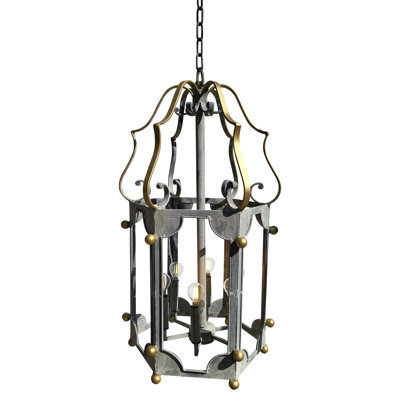 Lustre géométrique à 4 lumières Wilmington