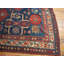 Tapis de couloir bleu antique en laine