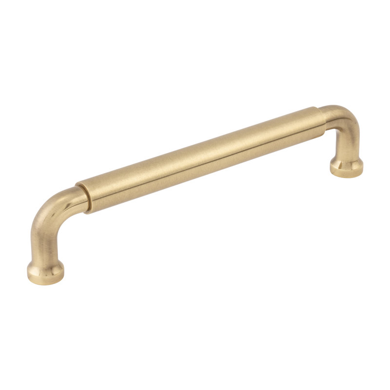 Edgewood Collection Handle Pull - Transitional Hardware for Drawers & Cabinets, Antique Brass, 6 5/16"