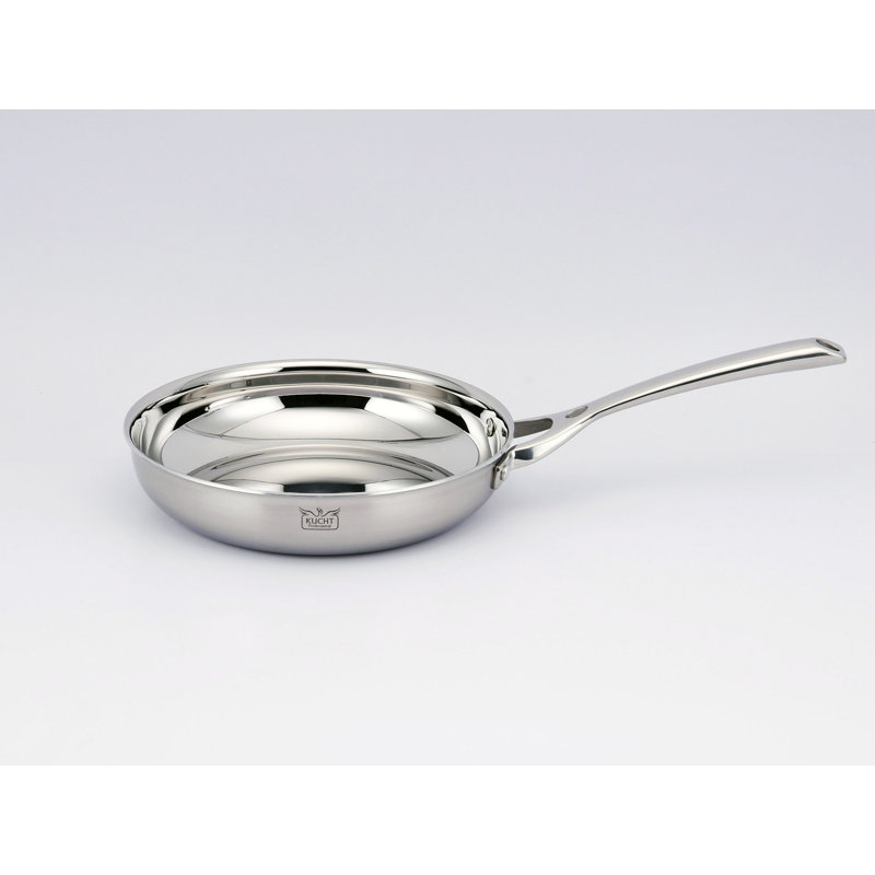 Kucht 10 Piece Stainless Steel Non Stick Cookware Set