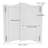 Solid Wood Paneled Café / Saloon Door-111170086-111170088