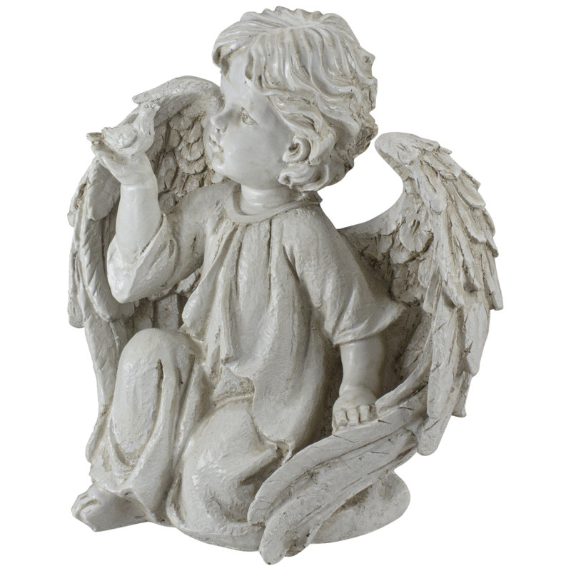 Statue de jardin d'extérieur 10 po ivoire
