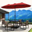 Parasol d'extérieur 13 pi double face-1790295279