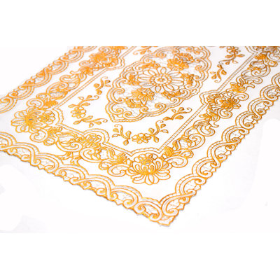 Amarr Vinyl Floral Rectangle Placemat