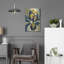 «Golden Vase with Florals» par Tanya Mavric, art mural en métal-1357841833