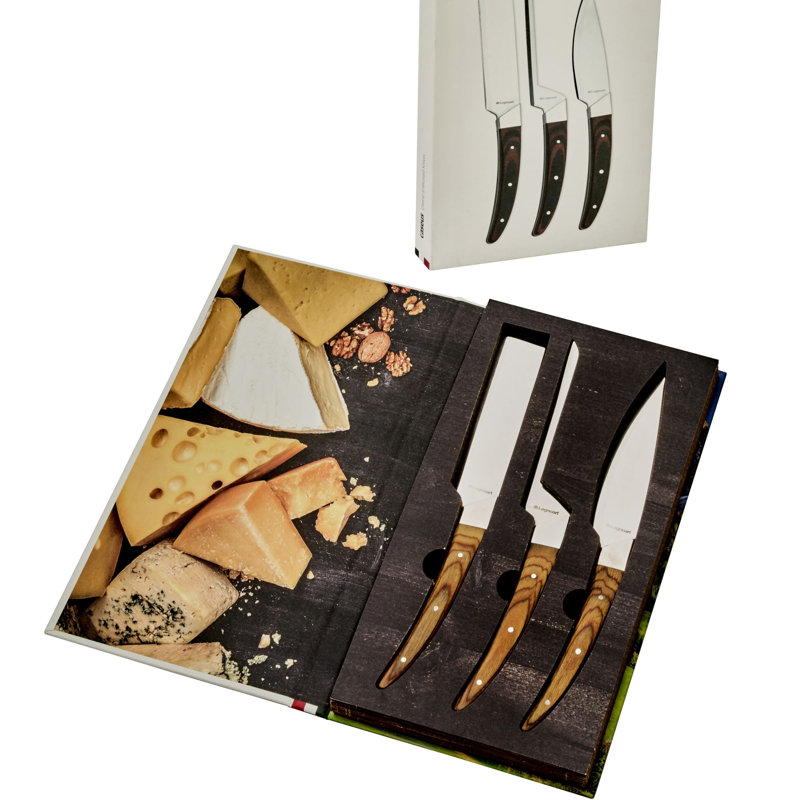  Ensemble de couteaux à fromage japonais Caseus, Brun