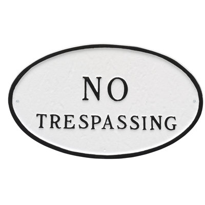 Weather Resistant Metal Garden Plaque