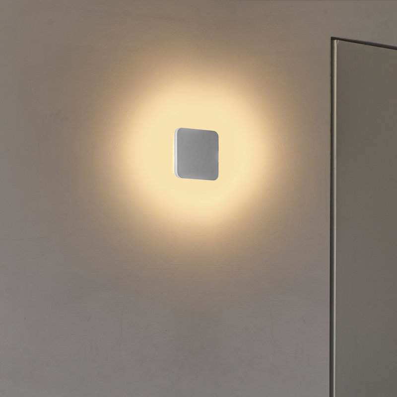 Guinn Plastic LED Flush Mounted Sconce