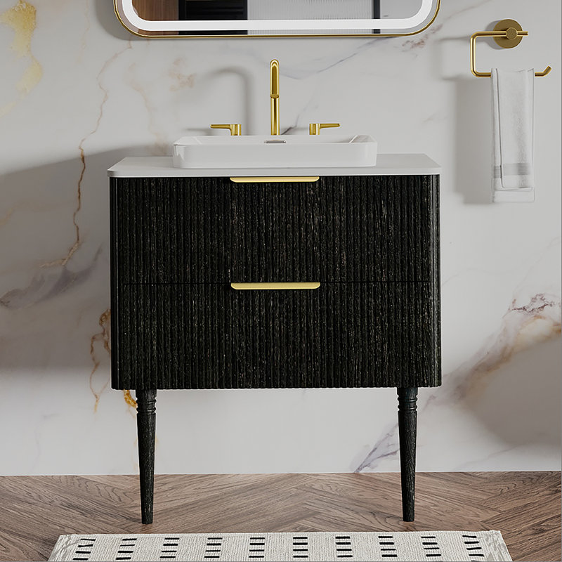 Meuble-lavabo autoportant Elena-30F-308T