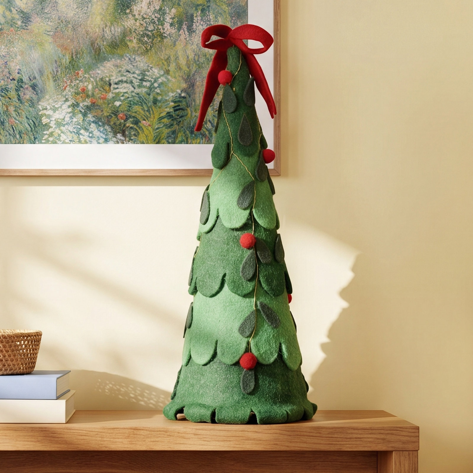 Jaeya Handmade Wool Felt Tabletop Tree