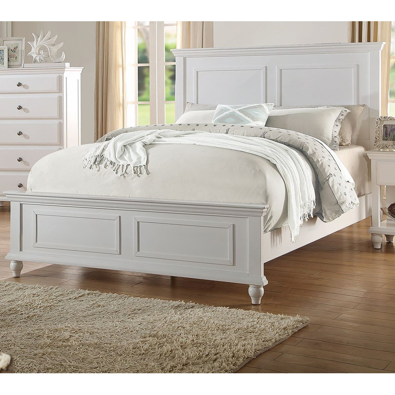 Cadre de lit blanc 1pc