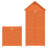 Andrees 3 ft. W x 2 ft. D Wooden Overlap Apex Garden Shed-722158196