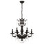 Milano 6 Light 24in x 26.5in Chandelier in Etruscan Gold with Clear Radiance Crystals