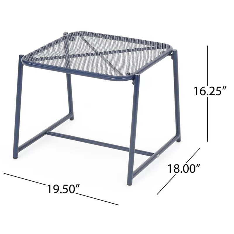 Side Table for Living Room/Bedroom/Balcony, Navy