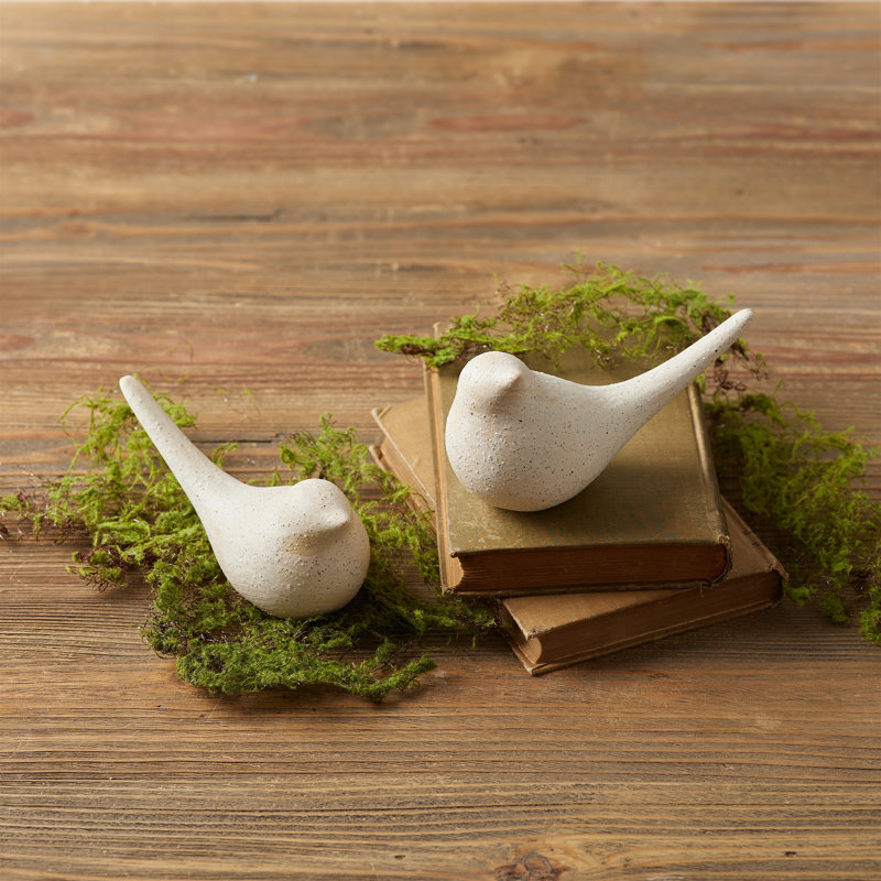 Figurine oiseau en céramique