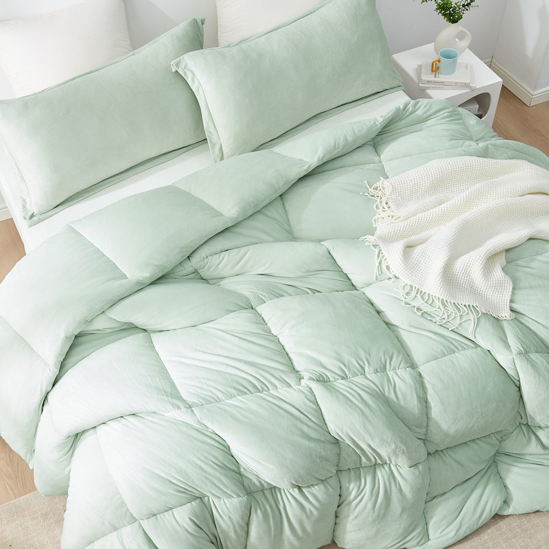Coma Inducer Bedding, King Comforter + 2 King Pillow Shams, Blue