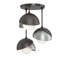 Brooklyn 3 - Light Double Shade Semi Flush Mount-66074544-66074551