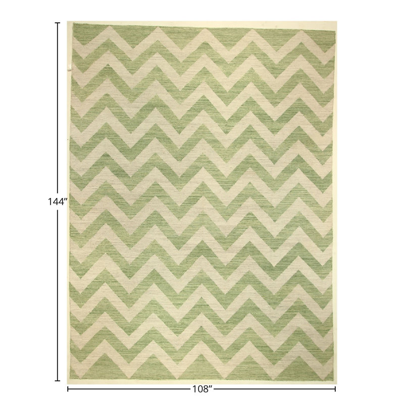 Flatweave Chevron Area Rug