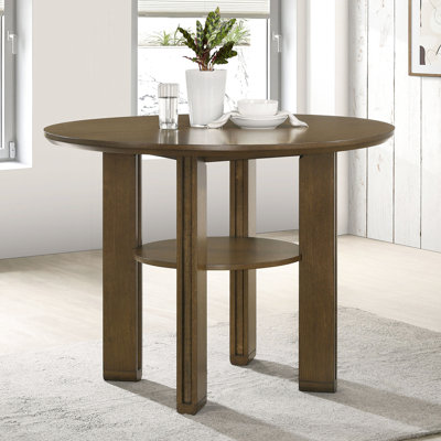 Table de salle à manger ronde à hauteur de comptoir pour la cuisine et la salle à manger