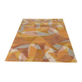 Hand Knotted Wool Geometric Area Rug