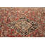 Tapis semi-antique rouge traditionnel rétro 10 x 13