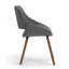 Malden - Chaise en bois cintré - Gris