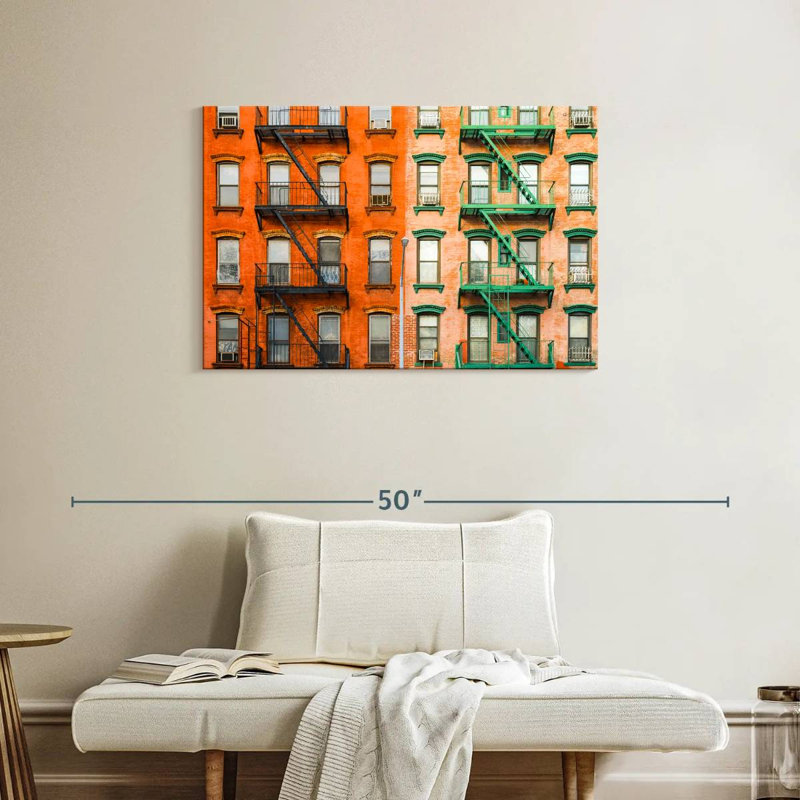 Lilie NYC Fire Escapes, H 24 po x l 36 po