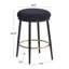 Ensemble de 2 tabourets de comptoir 24,75 "modernes avec structure en fer, coussin éponge, repose-pieds, convient à la cuisine / chambre / salle à manger-1908487740-1908487742
