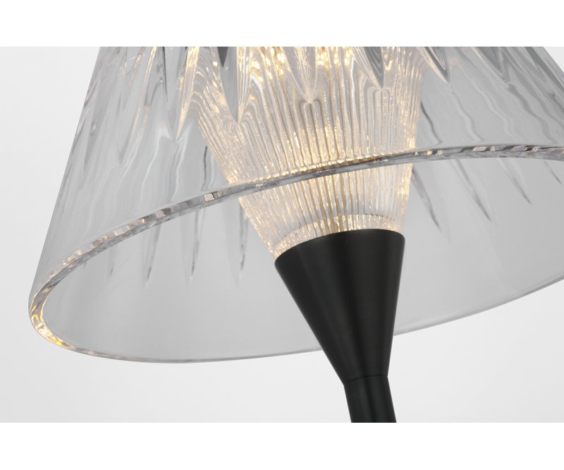 Waterford Blaze Sconce with Clear Crystal, 13.75" H x 5.75" W x 7.75" D, Bronze