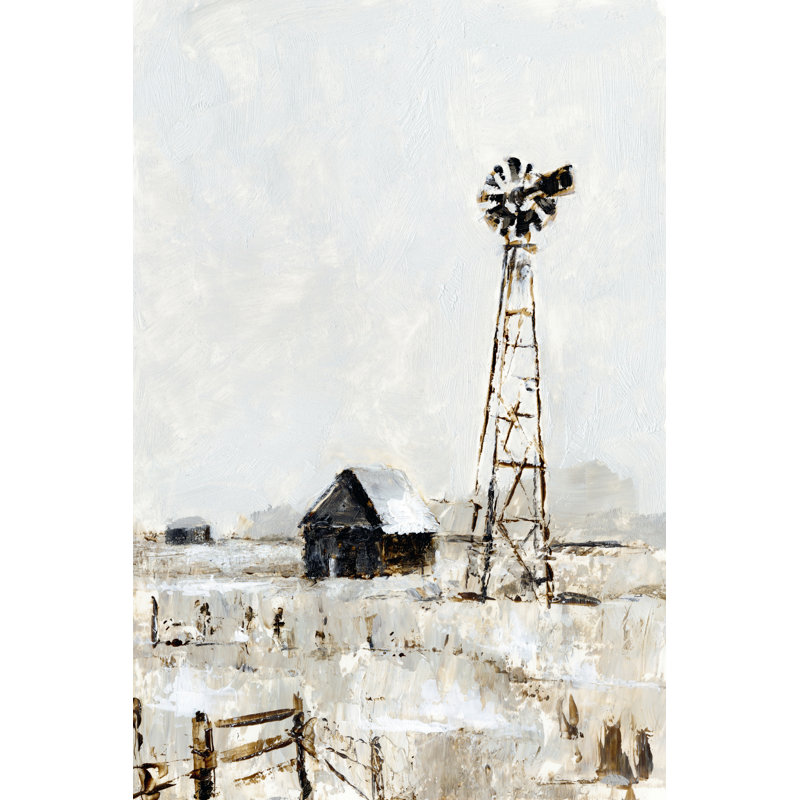 «Rustic Prairie II» par Ethan Harper - peinture sur toile tendue, H 36 po x l 24 po