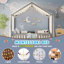 Lit de sol avec baldaquin Montessori-2060503000
