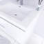 Meuble-lavabo mural double avec plateau en résine 59,05 po Reca-693733189