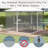 10' X 13' Patio Gazebo And Canopy Sidewall Replacement Netting, White. Guards Winged Debris. Straightforward Installation Method. Suits Different 10'x13' Versions. Composed