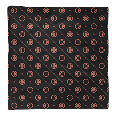 Serviette de coton deux couleurs en lune à phases Noira Gothard