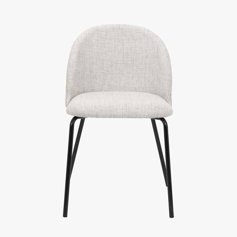 Turi 43 cm H Upholstered Accent, Grey