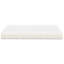 Vidaxl Bed Mattress With Mattress Cream Fabric-117669121