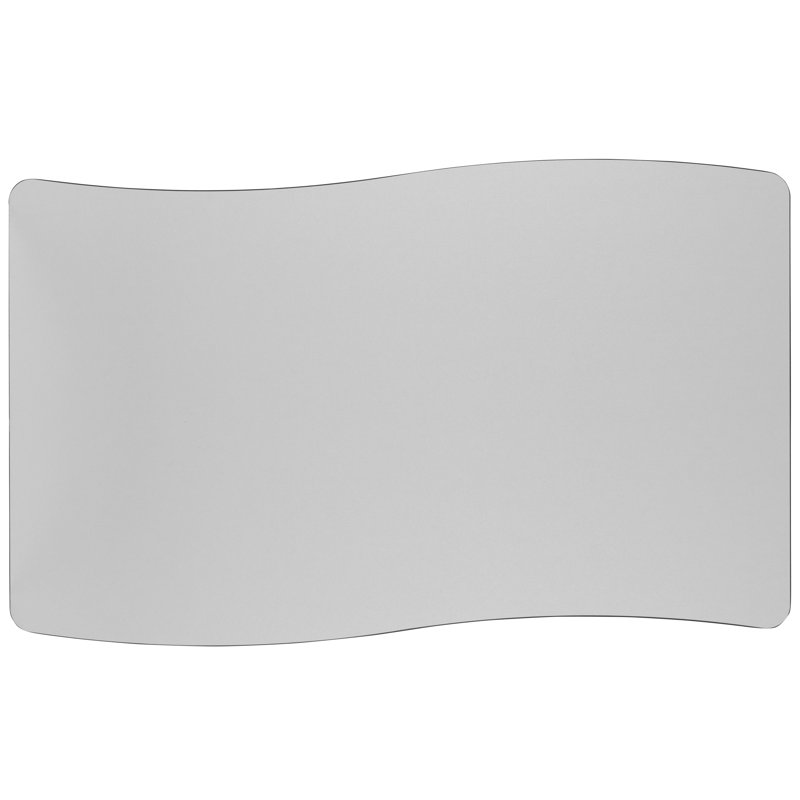 WaveEdge 28" x 47.5" Grey Laminate Mobile Adjustable Activity Table