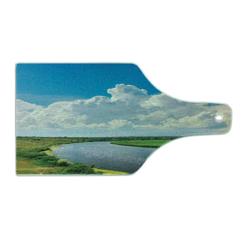 Planche à découper en verre trempé Ambesonne
