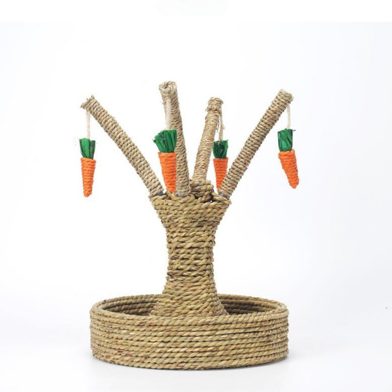 Cat Rattan Grass Scratcher Climbing Tree