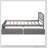 Twin Platform Storage Bed Wood Bed Frame with Two Drawers and Headboard-135106970