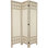 67" Tall Window Pane Fabric 4 Panel Room Divider