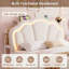 Ensemble de chambre à coucher 3 pièces avec lit de rangement flottant et 2 commodes à 5 tiroirs-932854055-932854057