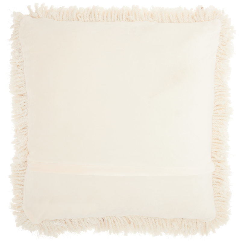 Housse de coussin carré et insert, Crème, 20 po X 20 po, Carré