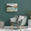Art sur toile, «Randonnée au bord du lac»-105645347