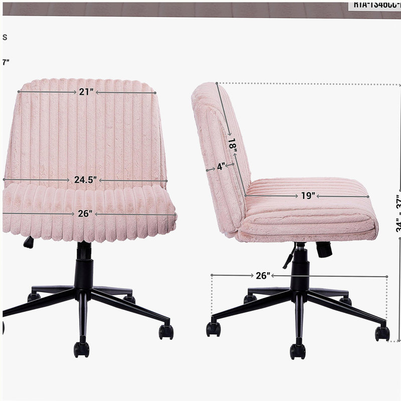 Fauteuil à dossier rose sportif